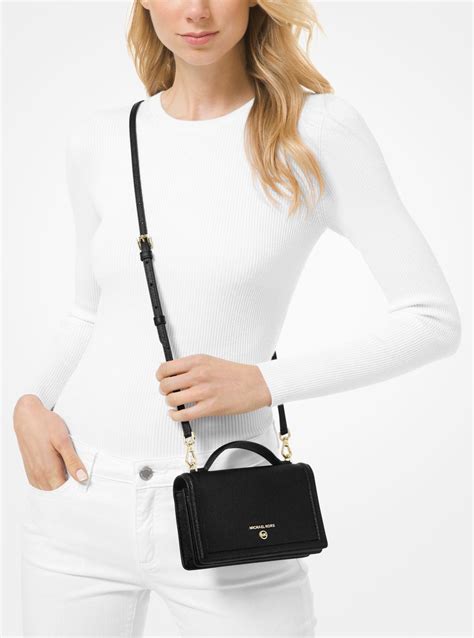 michael kors signature logo jet set small phone crossbody bag|mk jet set travel crossbody.